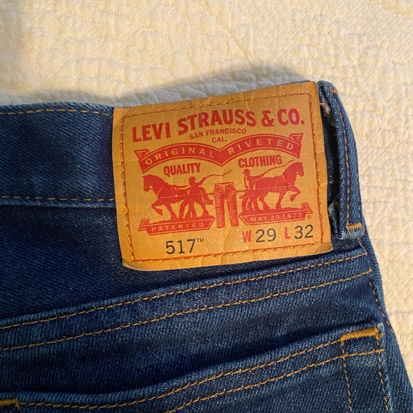 Vintage 517 Levi’s with crease